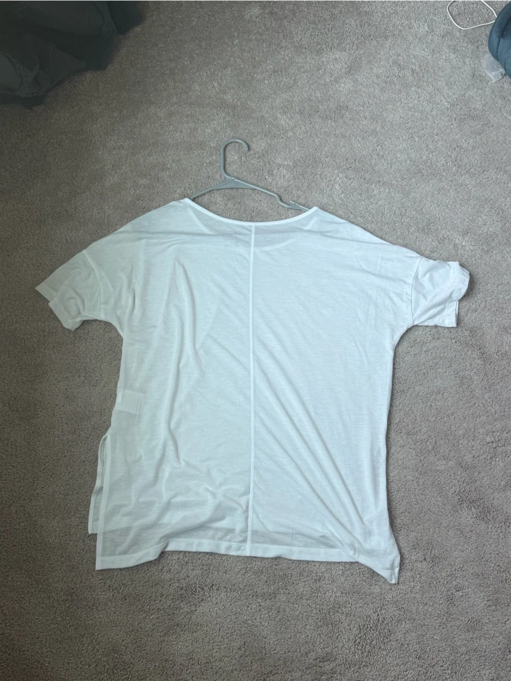 Nike White Short-Sleeve Crewneck Tee